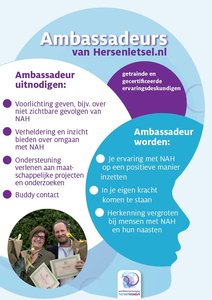 Ambassadeurs van Hersenletsel.nl / Ervaringsdeskundigen